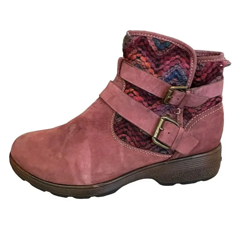 Bionica Women's Elba Ankle‎ Snow Boots Multicolor Size 10M Winter Casual